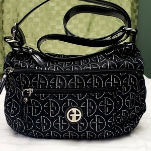 Giani Bernini Signature Black Crossbody Bag